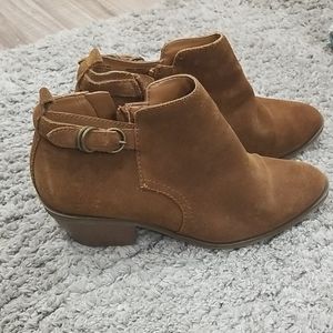 Brown booties